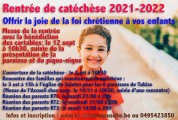 La catéchèse 2021/2022 commence bientôt 